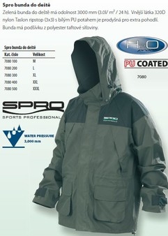 Spro Bunda do deště Rain Jacket