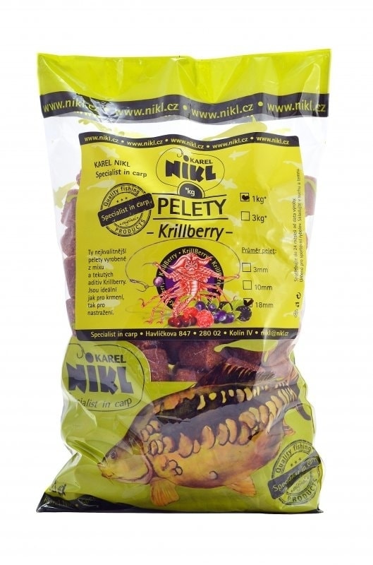 Nikl Pelety KrillBerry - 3mm 1kg