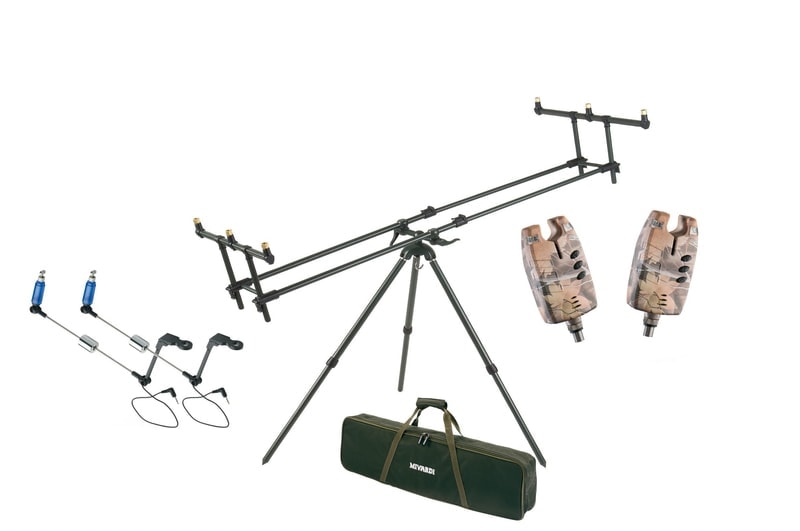 Mivardi Stojan Tripod Premium + ZDARMA 2x Sounder EASY CAMO a 2x Swingarm EASY