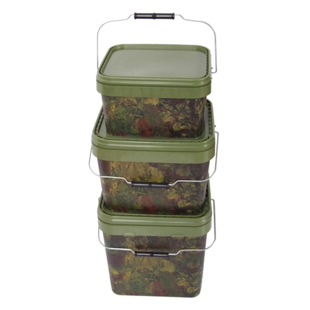 Gardner Kbelík hranatý Square Camo Buckets 17l