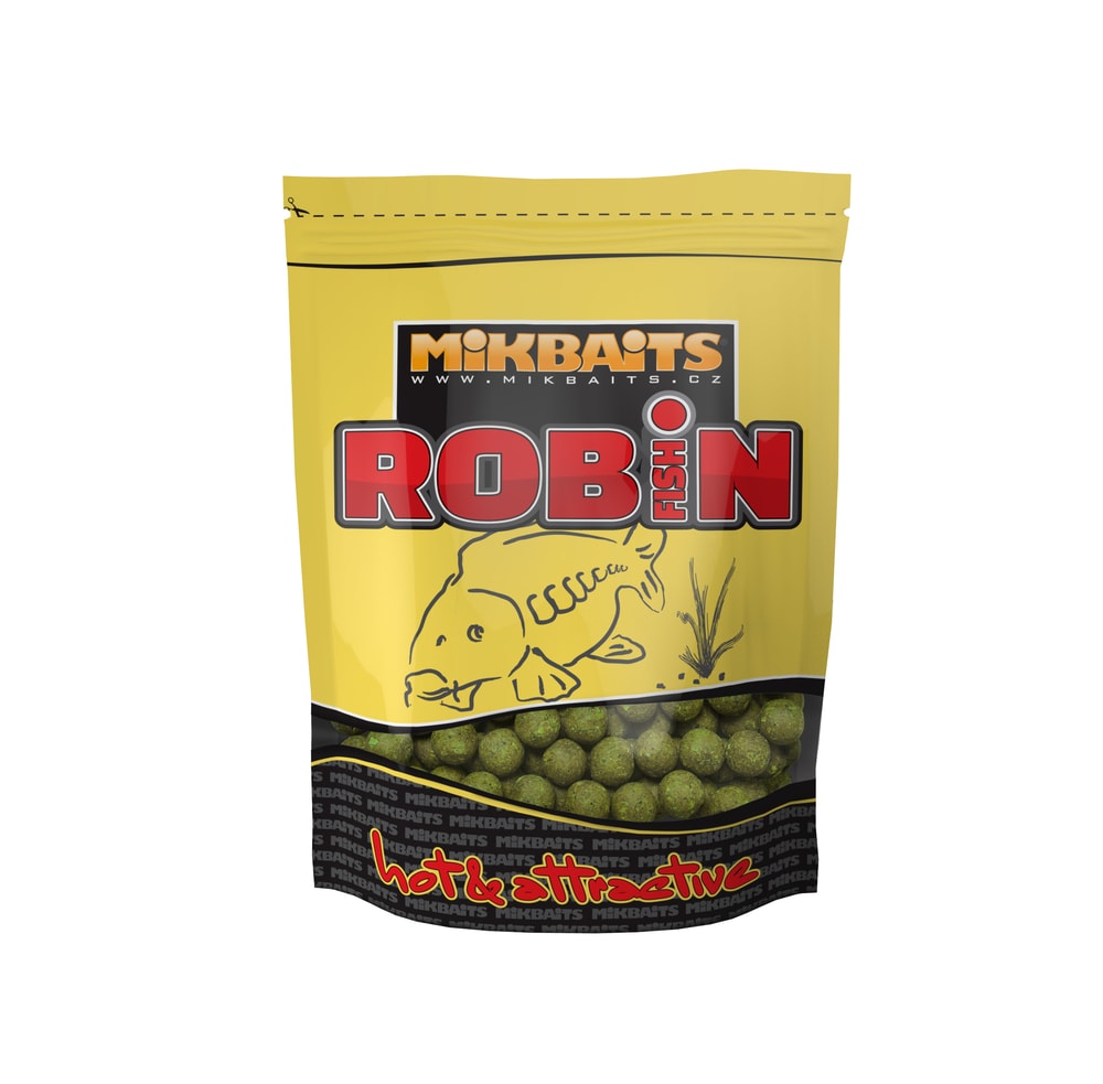 Mikbaits Trvanlivé boilie Robin Fish 400g - Brusinka & Oliheň 20mm