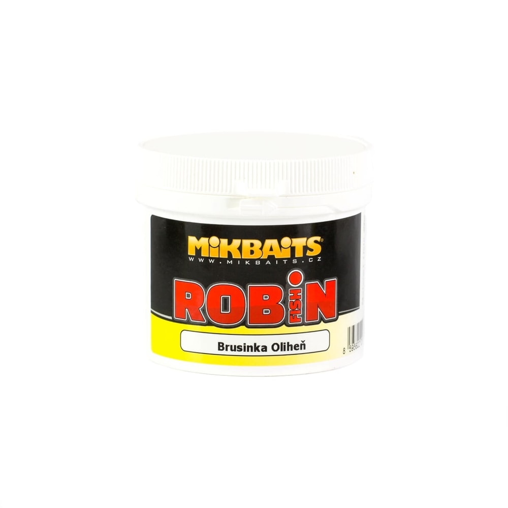 Mikbaits Těsto Robin Fish 200g - Brusinka & Oliheň