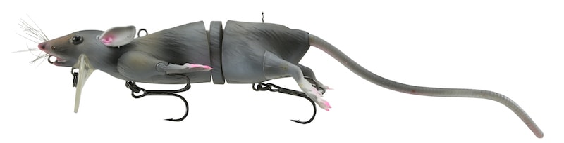 Savage Gear Nástraha 3D Potkan - Grey