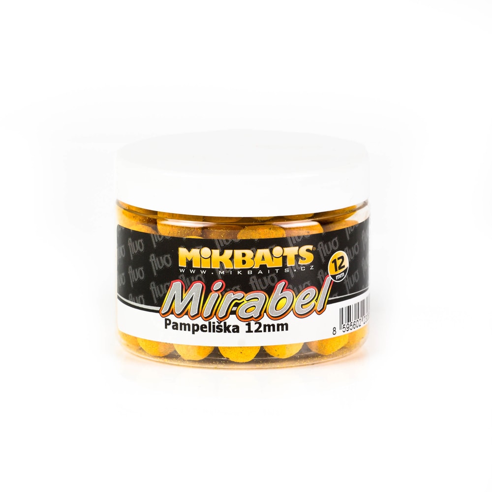Mikbaits Boilie Mirabel Fluo 12mm 150ml - Ananas N-BA