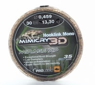 Prologic Vlasec Hooklink Mono Mimicry 3D Mirage XP 40m - 0,37mm / 20lb / 9kg