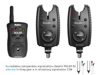 Delphin Signalizátor Roler 9V 2+1 + 2x Swinger + 2x Snag Ears