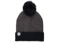 Fox Zimní čepice CHUNK Grey/Black Bobble Hat