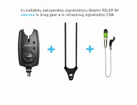 Delphin Signalizátor Roler 9V + CSW2 + Snag Gear - Zelený