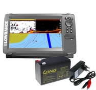 Lowrance Echolot HOOK² 9 se Sondou Tripleshot + baterie + nabíječka ZDARMA