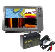 Lowrance Echolot HOOK² 12 se Sondou Tripleshot + baterie + nabíječka ZDARMA
