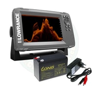 Lowrance Echolot HOOK² 7X se Sondou Splitshot + baterie + nabíječka ZDARMA