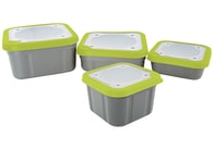 Matrix Box Bait Boxes Solid Top Grey/Lime - 1ltr Compact
