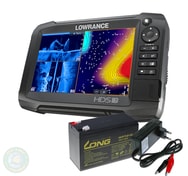 Lowrance Echolot HDS-7 Carbon + sonda TotalScan + baterie + nabíječka ZDARMA