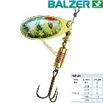 Balzer Rotační třpytka Colonel Z 3D Rotauge (spinner barsch) - 4g