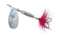 Balzer Rotační třpytka Colonel 3D s peřím Silber/glitter (stříbrná/perleť) - 7g