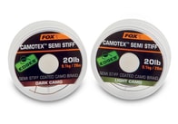 Fox Ztužená šňůrka Edges Camotex Semi Stiff 20m - Light Camo 25lb