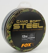 Fox Vlasec Camo Soft Steel 1000m - Dark Camo 0.30mm 13lb/5.9kg
